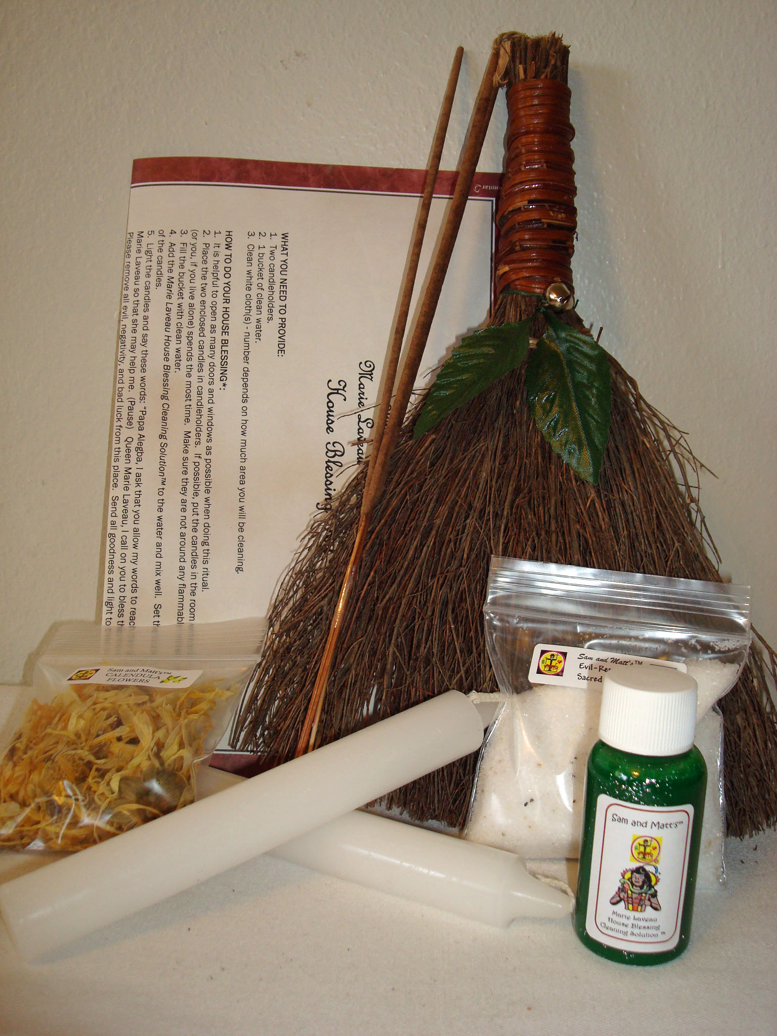 traditional new orleans voodoo house blessing kit