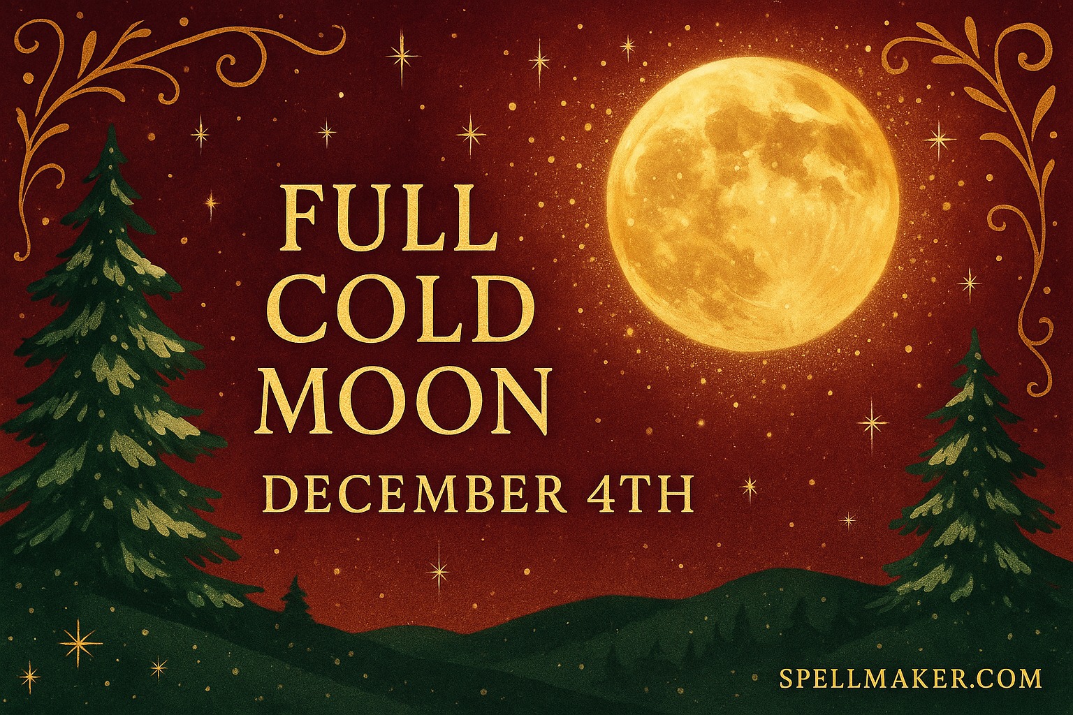 The Full Cold Moon – December 4th!
