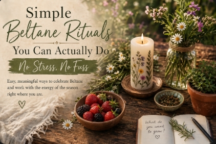 Simple Beltane Rituals You Can Actually Do! (No Stress, No Fuss)