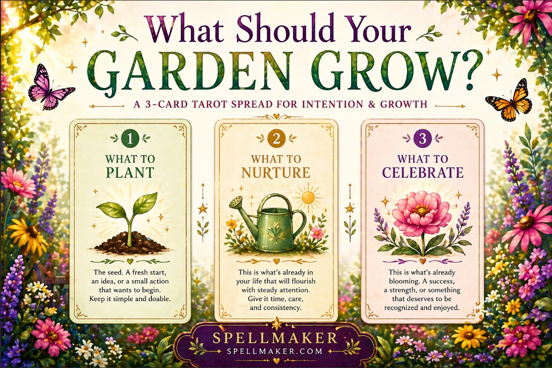 What Should Your Garden Grow? (A Simple 3-Card Tarot Spread)
