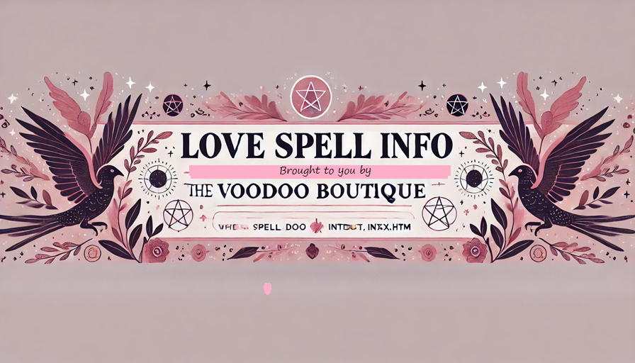 Love Spell Info Brought to You by The Voodoo Boutique