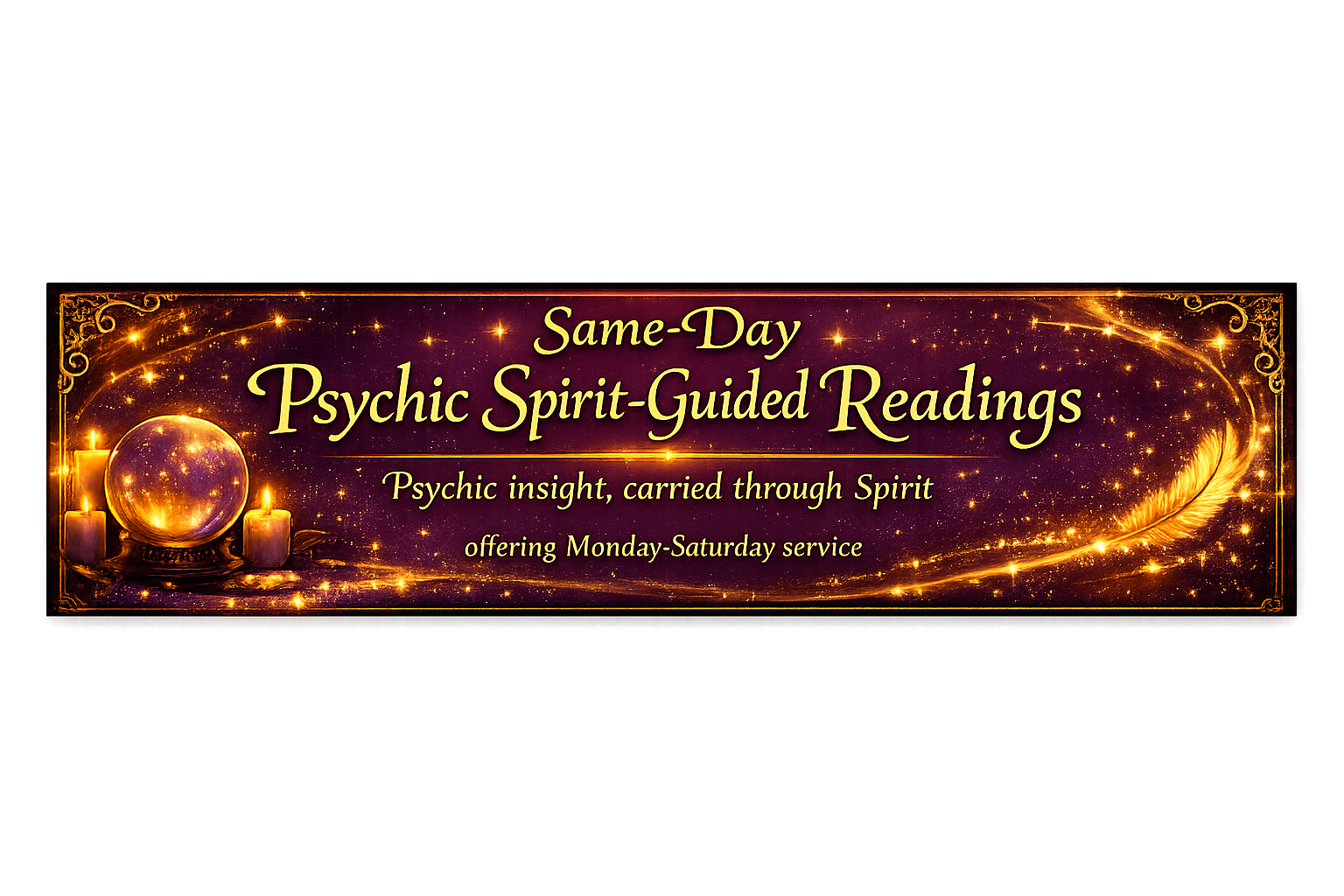 Same-Day Psychic Spirit-Guided Readings