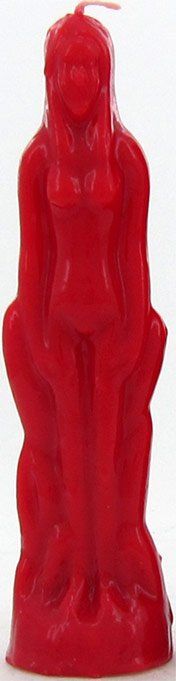Red Female Candle