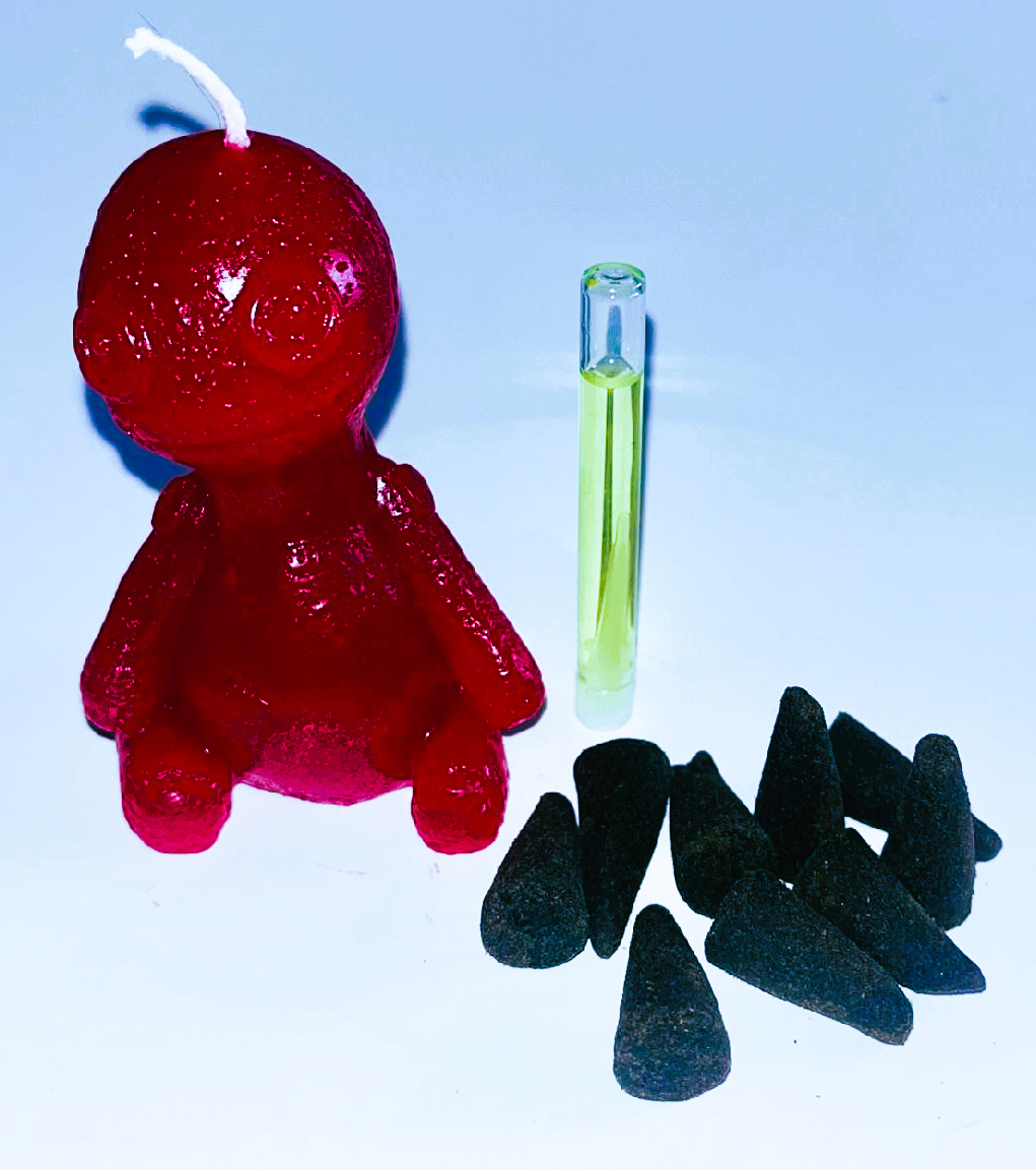 voodoo doll candle magick kit